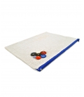 Attacchi d'Arte, pochette giorno cerniera blu