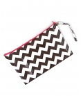 Attacchi d'Arte, pochette con manico cerniera rosa