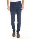 Daniele Alessandrini, pantalone in cotone a righe