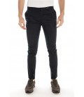Daniele Alessandrini, pantalone in cotone col.Blu