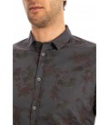 Daniele Alessandrini, camicia a manica corta con stampa floreale