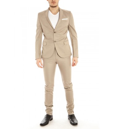 Daniele Alessandrini, abito in cotone slim fit - Letmeoutlet