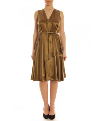 Givenchy, vestito svasato in seta