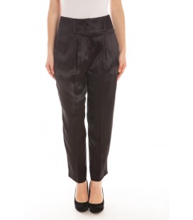 Givenchy, pantalone a vita alta 100% seta