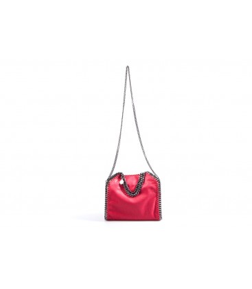Stella McCartney, borsa con catena col.Rosa