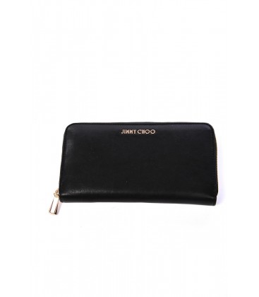 Jimmy Choo, portafogli in pelle nero - Letmeoutlet