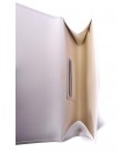 Jimmy Choo, clutch in pelle bianca