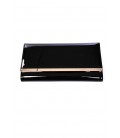 Jimmy Choo, clutch in nappa nero lucido