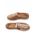 Jimmy Choo, espadrillas oro