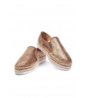 Jimmy Choo, espadrillas oro