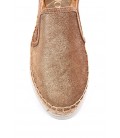 Jimmy Choo, espadrillas oro