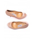 Jimmy Choo, décolleté in pelle spuntata
