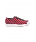 Dolce&Gabbana, sneakers basse col.bordeaux stampa
