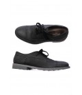 Dolce&Gabbana, scarpa stringata col.nero in pelle effetto consumato