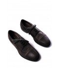 Dolce&Gabbana, scarpa stringata in pelle effetto consumato