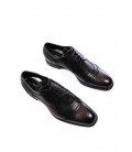 Dolce&Gabbana, scarpa stringata in pelle marrone effetto consumato