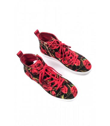 Dolce&Gabbana, sneakers stivaletto rose
