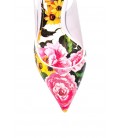 Dolce&Gabbana, modello Chanel fiori