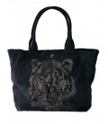 Pinko, borsa donna canvas e pailletts
