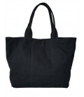 Pinko borsa donna canvas e paillettes color nero