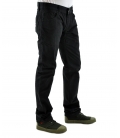 Double Black, jeans nero con scritta ed applicazioni