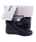 Sneakers alte uomo blu, polacco, Hogan