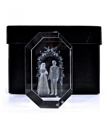 Wedding 3D in cristallo, Crystal Impressions